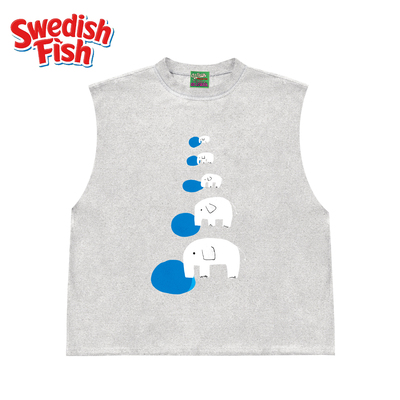 白麻灰！阿美咔叽oversize欧美ins风街头240g纯棉砍袖T恤高街重磅