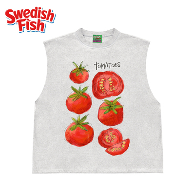 街头阿美咔叽oversize无性别小众全棉千禧风嘻哈rap砍袖T恤ins