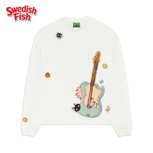 interesting灵魂！设计感宽松百搭小众240g重磅全棉大码长袖T恤