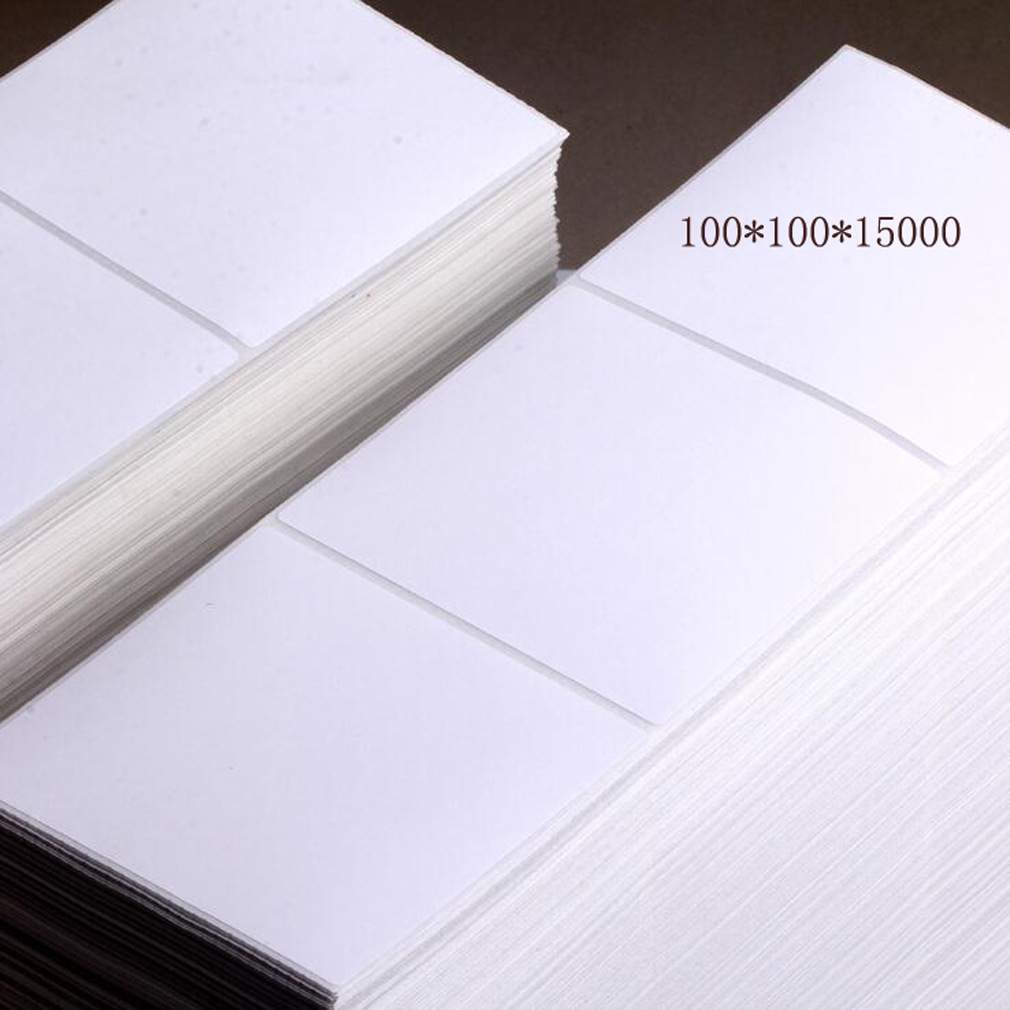 100*100*15000热敏标签纸不干胶打印纸E邮宝条码纸叠张SGS认证