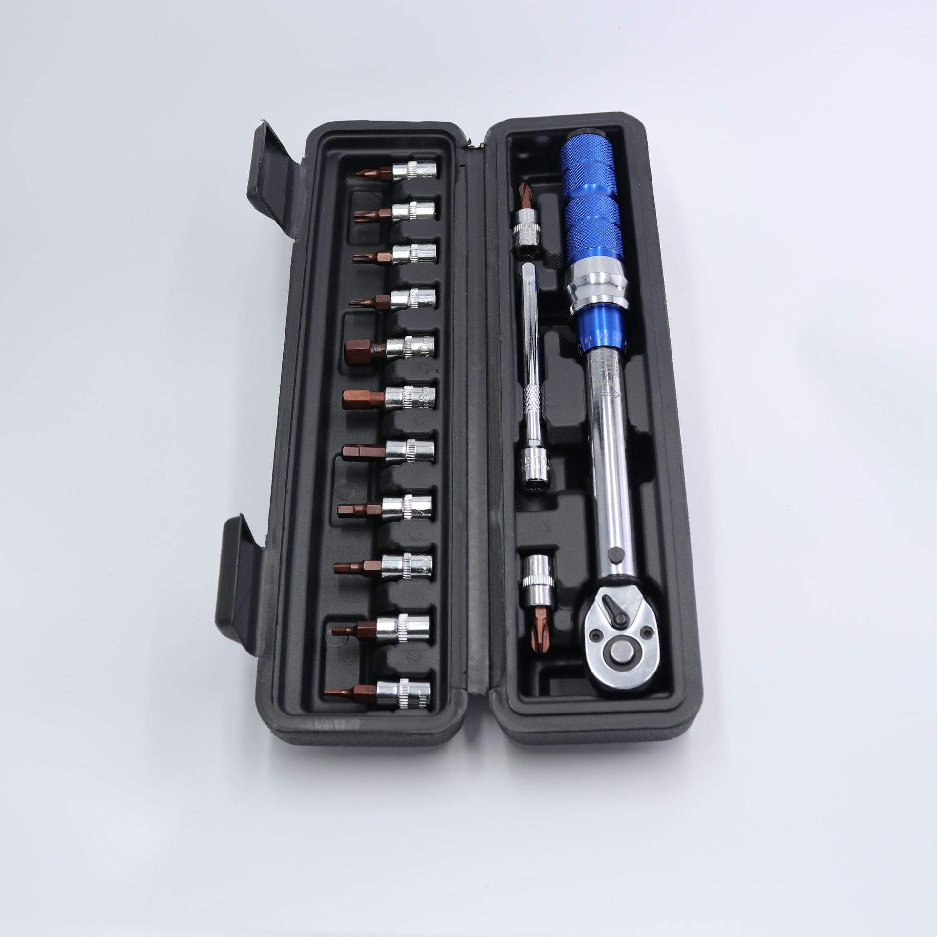 自行车扭矩扳手1/4 2-24N.m可调扭力扳手 预置力矩扳手