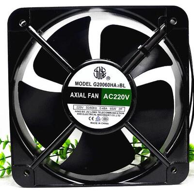 原装宁波九龙G20060HA2BL-CW220V200*200*60mm20060轴流风机