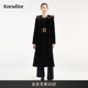 Koradior珂莱蒂尔商场同款 水貂毛 2025冬丝质顺滑御寒皮草大衣