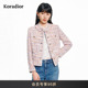 Koradior珂莱蒂尔2026年春季 新款 气质精致千金风香风粗花呢外套女