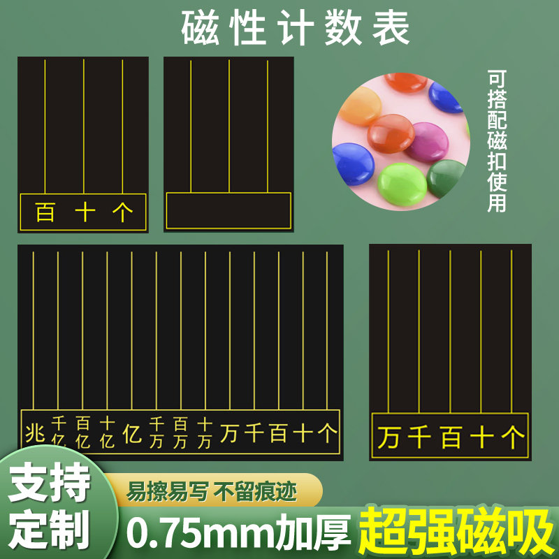 【磁性计数器】支持定制教师专用