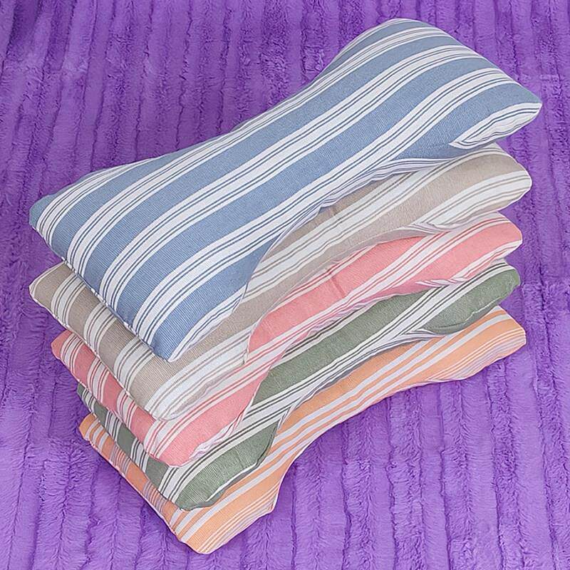 护颈枕颈椎枕荞麦壳枕头可携式儿童学生办公室睡枕旅行出差小枕头