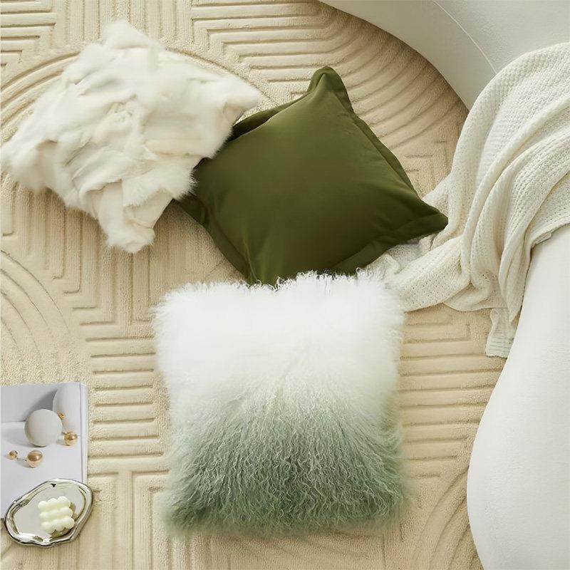 滩羊毛抱枕现代轻奢毛绒渐层抱枕欧式沙发羊毛汽车靠垫ins抱枕,居家布艺,靠垫/抱枕,淘宝优惠券,粉丝福利购,淘宝优惠卷