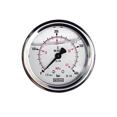 德国进口威卡WIKA压力表EN837-1耐震不锈钢测压液压表真空轴向表