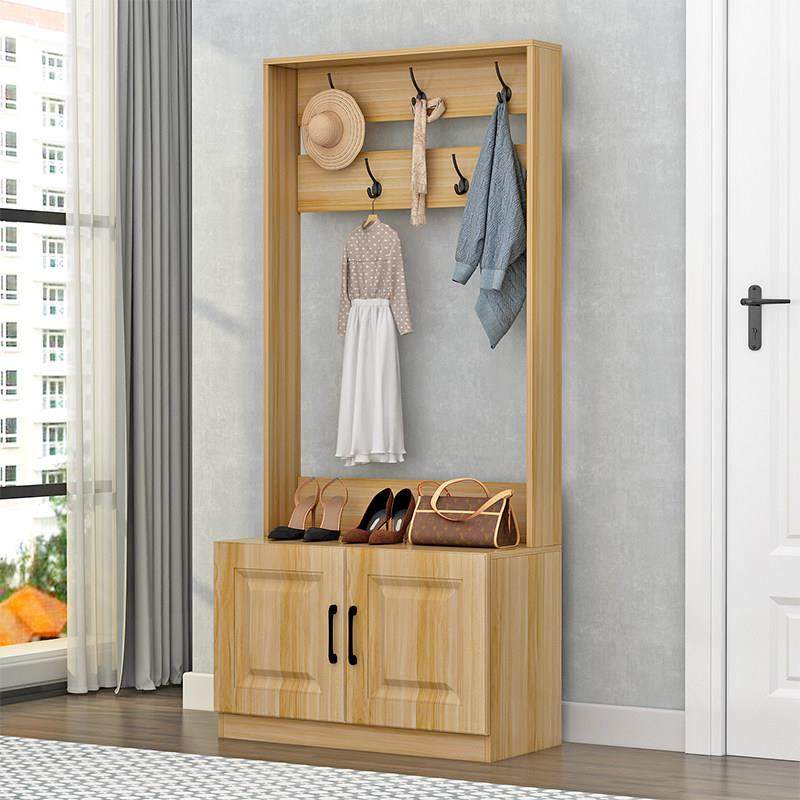 衣帽架鞋柜一体落地客厅入户门口靠墙家用多功能床头柜挂衣架组合,住宅家具,衣帽架,淘宝优惠券,粉丝福利购,淘宝优惠卷