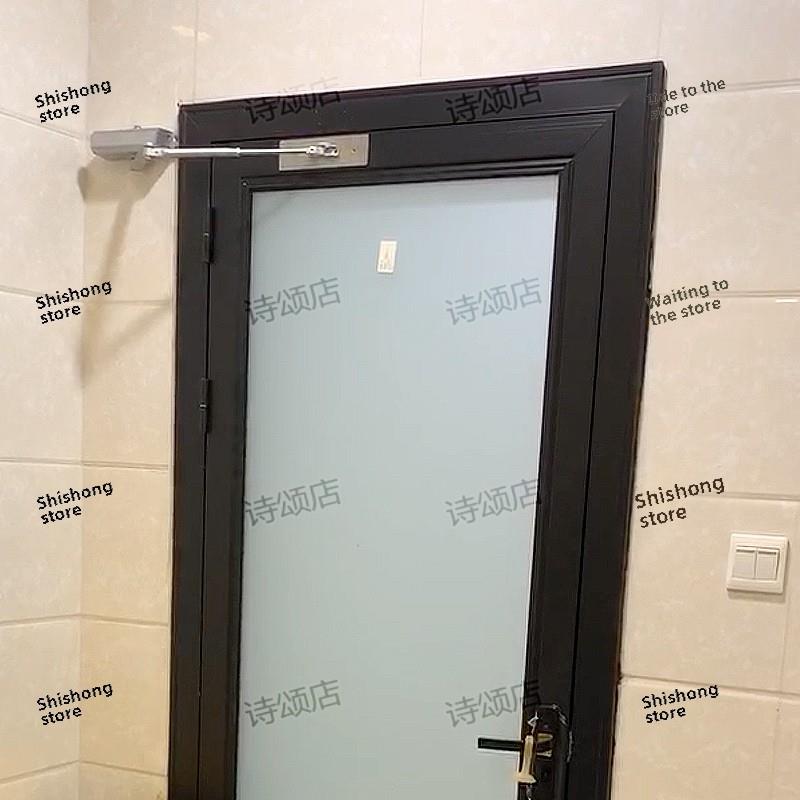 C5新型侧装式内闭门器外门静音自动防盗门玻璃门无框玻璃门