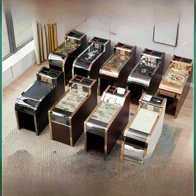 足浴咖啡桌柜足疗咖啡桌经济型美容美甲沙龙足浴沙发特别小咖啡桌