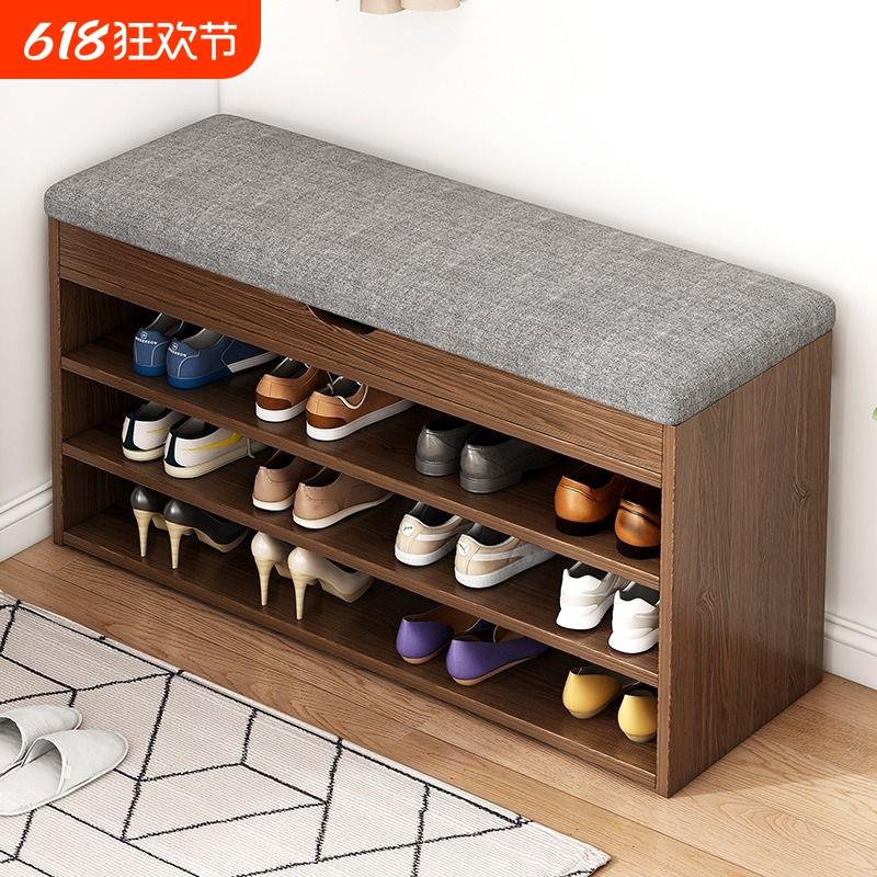 鞋架子家用门口换鞋凳入户穿鞋凳一体可坐鞋柜多层收纳凳坐凳储物