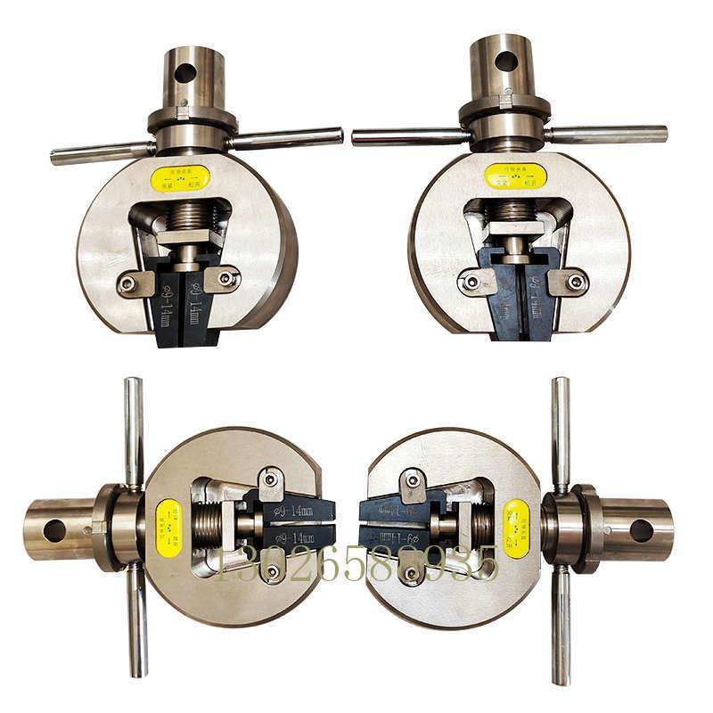 2吨5吨10吨20吨30吨电子拉力试验机钳口夹块平圆钳口楔形夹具体