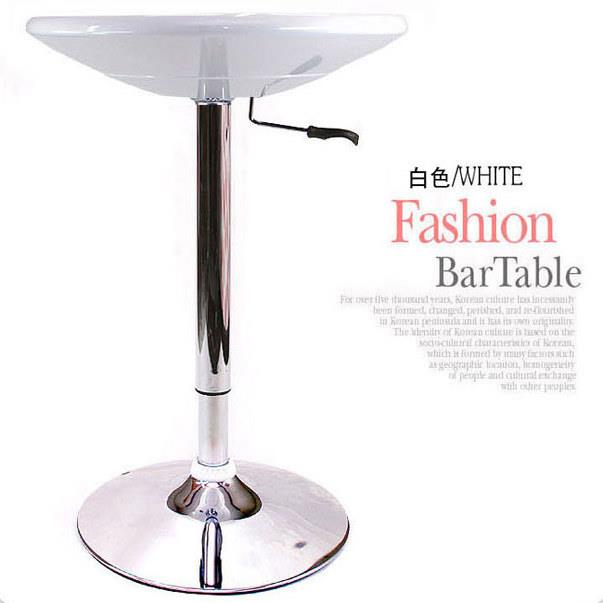 圆桌子吧台桌吧台餐桌休闲桌升降桌子茶几白色圆形餐桌可伸缩餐桌