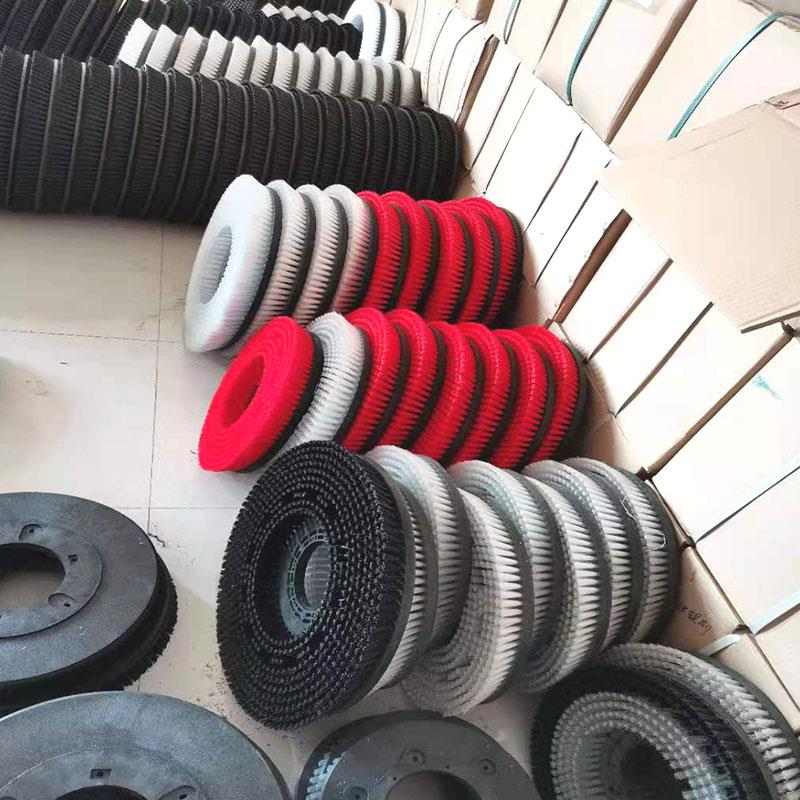 地板清洗机刷盘13,15,16,17,20英寸单雨刷，单雨刷针盘座地毯钢丝