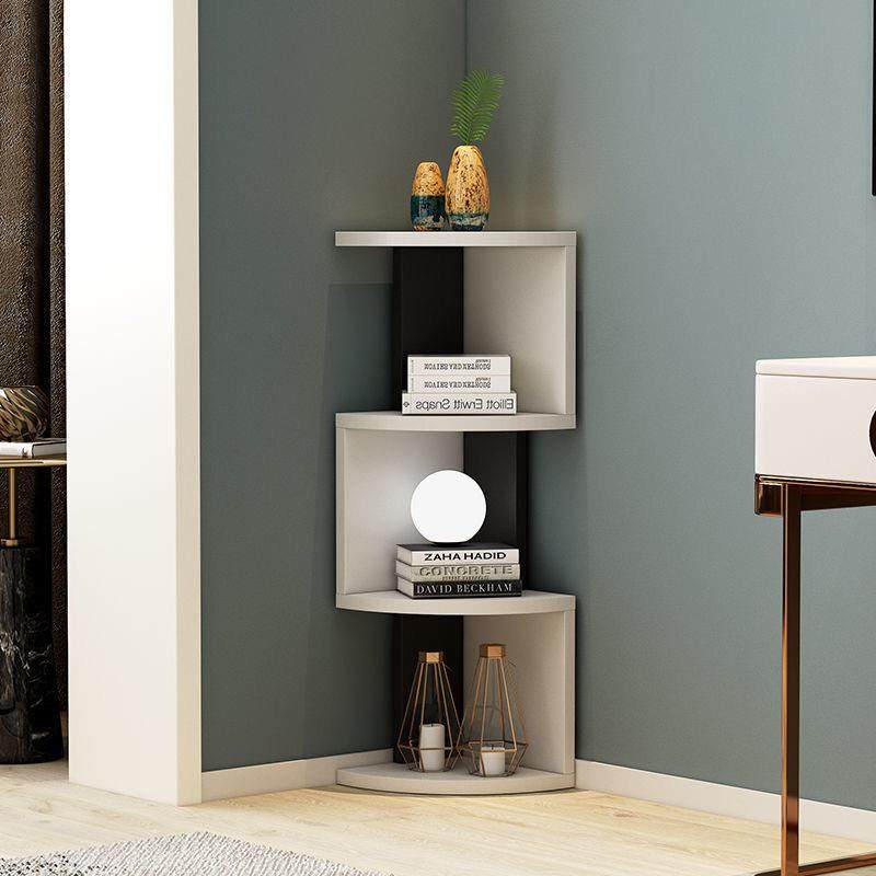 简约小户型墙角书架扇形柜子墙角柜落地款桌上置物架,住宅家具,角柜,淘宝优惠券,粉丝福利购,淘宝优惠卷
