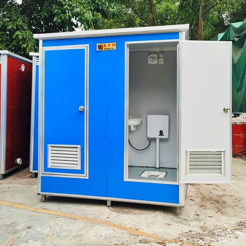 四川移动厕所户外工地简易临时卫生间农村板房家用一体移动淋浴房