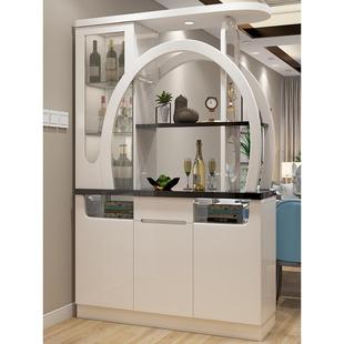 现代简约隔断酒柜门厅屏风装饰柜客厅入口玄关鞋柜沙发储物柜