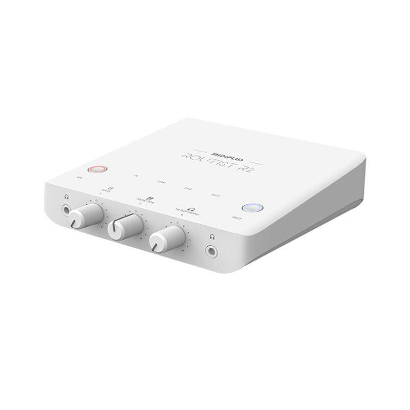 迷笛Midiplus R2 RS外置声卡手机台式笔记本直播专用唱歌录音套装