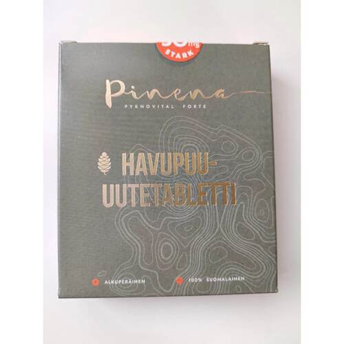 【现】h芬兰Kar用in 松树汁 PQT 树皮提取物片剂60片一月量 碧萝z