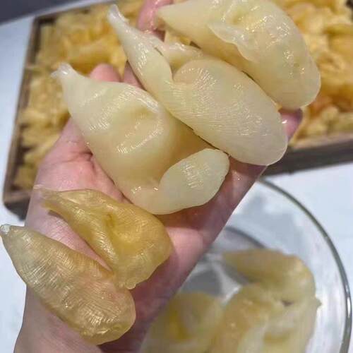 海味珍珠胶花甸胶胶鸡蛋胶缅干 干货正品鳔奶冻甜品鱼鲜炖DMG滋补