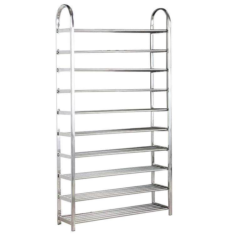 不锈钢鞋架多层经济型简易组合宿舍收纳置物架大容量九层十层鞋柜,住宅家具,鞋架,淘宝优惠券,粉丝福利购,淘宝优惠卷
