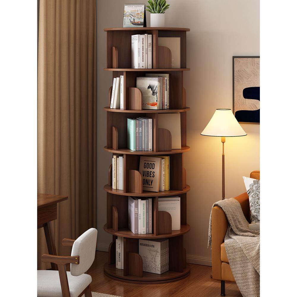 旋转书架360度书柜圆形立式旋转落地书架图书绘本架子家用省空间,住宅家具,旋转书架,淘宝优惠券,粉丝福利购,淘宝优惠卷