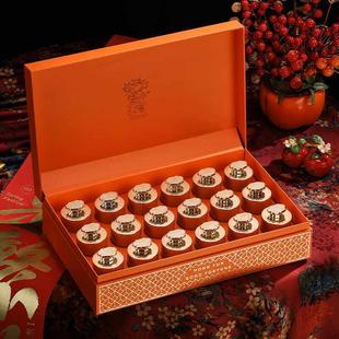 小罐茶茶叶礼盒装空盒子铁观音岩茶滇红肉桂大红袍高端红茶包装盒