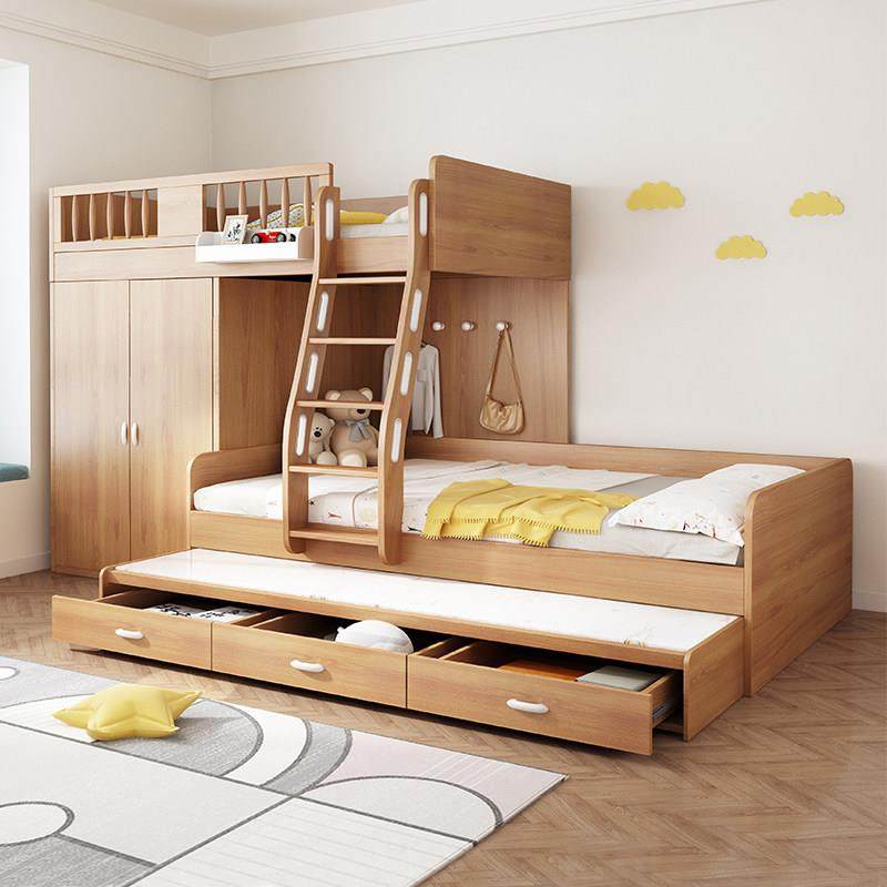 交错式上下床儿童高低床小户型子母床家用省空间上下铺错位双层床,住宅家具,高低/子母床,淘宝优惠券,粉丝福利购,淘宝优惠卷