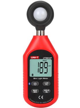 优利德UT383BT蓝牙照度计灯具实验室家居工矿高精度测量测试仪