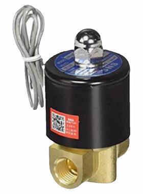 SNS神驰气动常闭电磁阀铜水气开关阀2W025-08 2W160-15 2W250-25