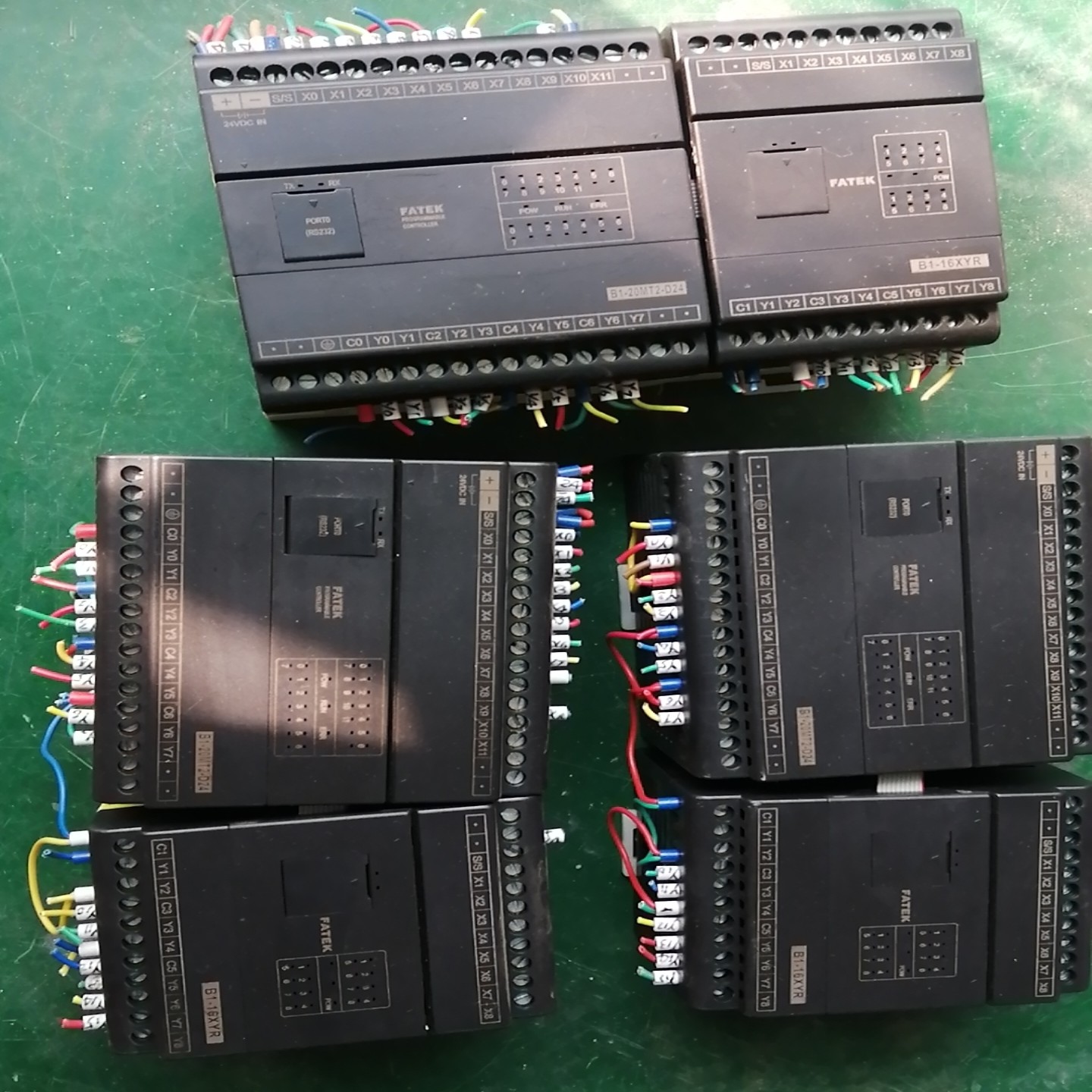 拆机永宏原装台湾永宏PLCB1-20MT2-D24带扩展B1