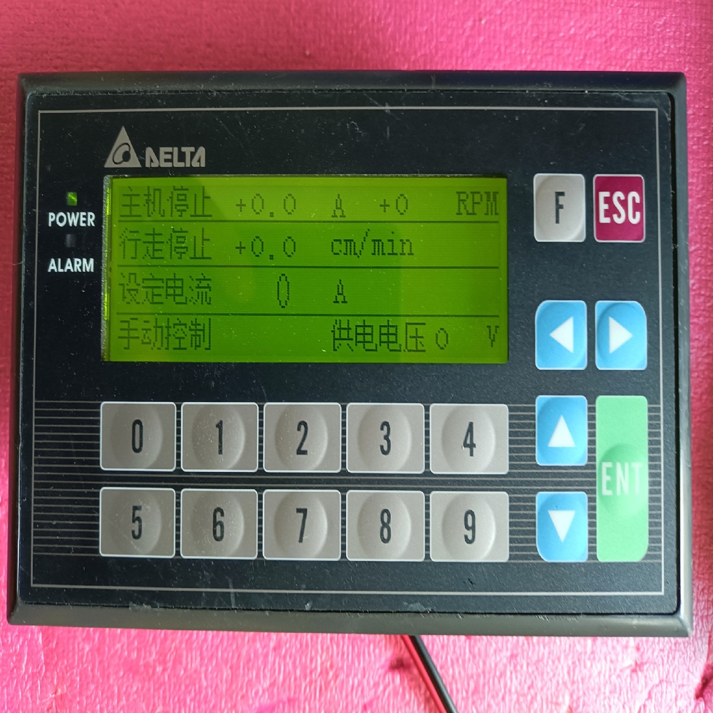 台达PLC文本一体机TP04P-22ⅩA1R实物图功能正