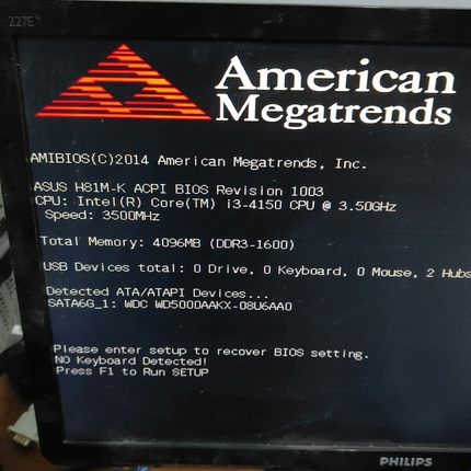 华硕h81m主板 +  i3 4150cpu + 1条4g内【议价】