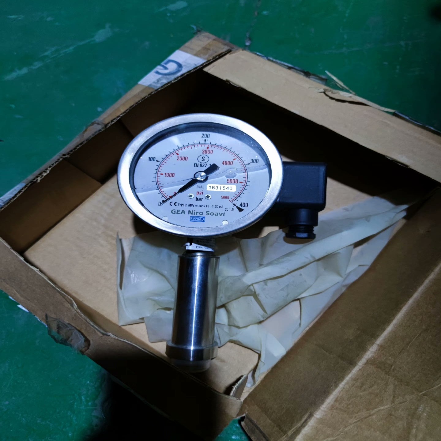 Gea niro soavi type 2 压力表