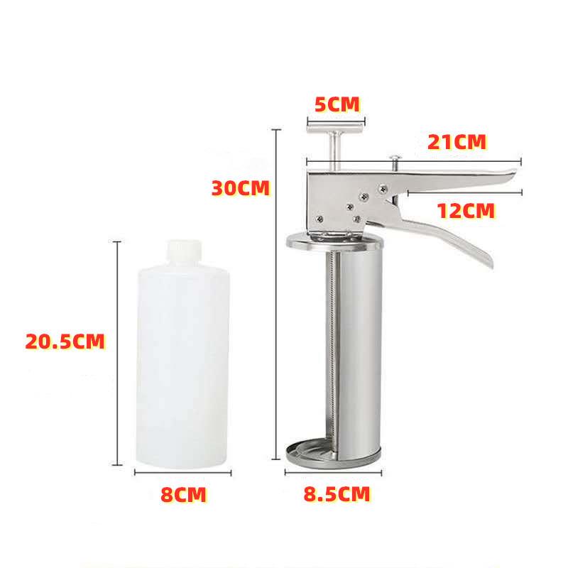 304不锈钢加酱枪打酱枪配酱桶薯条汉堡炸鸡店手抓饼10克番茄沙拉