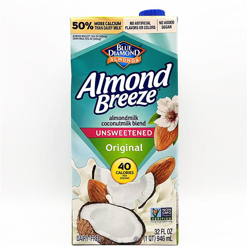 BlueD HETi木amondAlmond Milk美国蓝钻石低卡 扁桃杏仁奶巴旦植