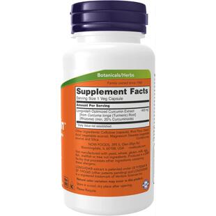 u现货美国EIZ进口now fo odsCurcBrain Longvida专利姜黄素400mg5