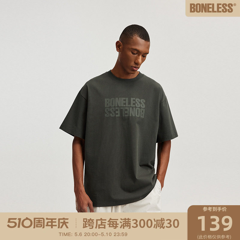 BONELESS官方折扣潮流短袖T恤图片
