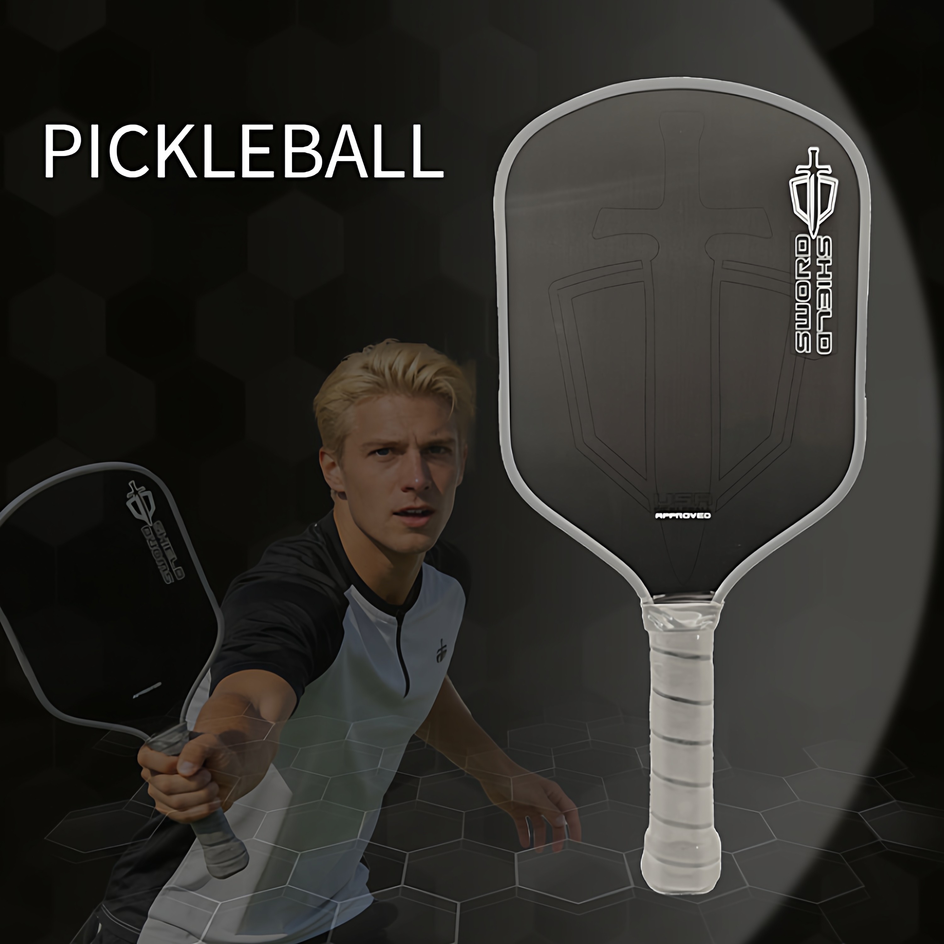 工厂现货honolulu j2nf 同款100%泡沫内芯T700热压碳纤维匹克球拍,运动/瑜伽/健身/球迷用品,匹克球拍,淘宝优惠券,粉丝福利购,淘宝优惠卷