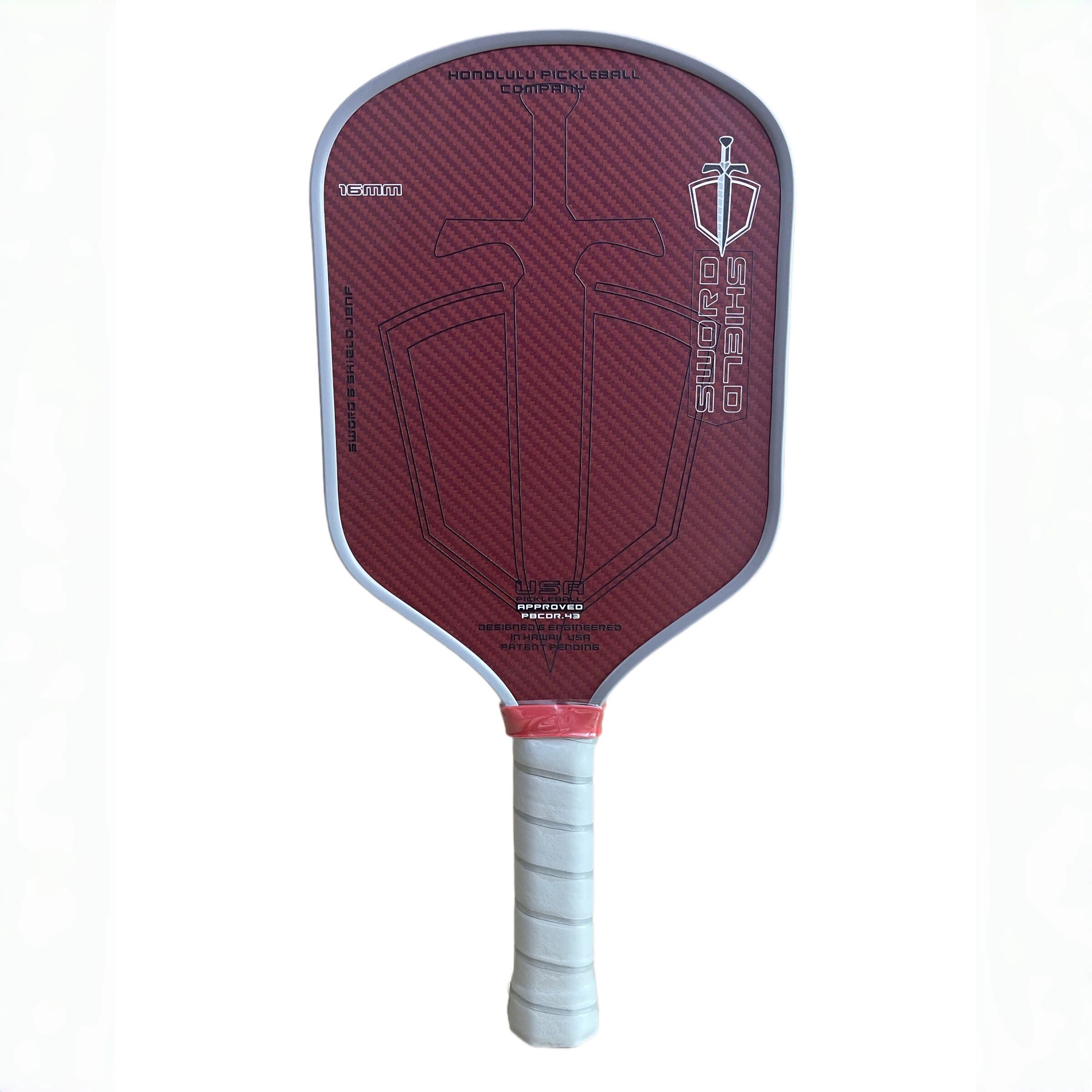 Honolulu联名J2NFK热压泡沫芯凯芙拉Kevlar匹克球拍板pickleball