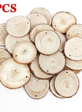 极速Wood Log Slice Disc Approx 5-6cm Diy Circle WRound For