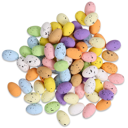 新品Pigecon Bird Eggs Easter Decorations For Home Colorful F