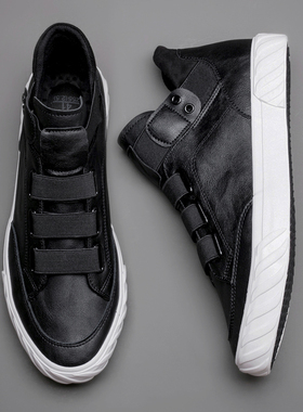 极速New Men's Leather Shoes Korean nd Comfortable L.oafe