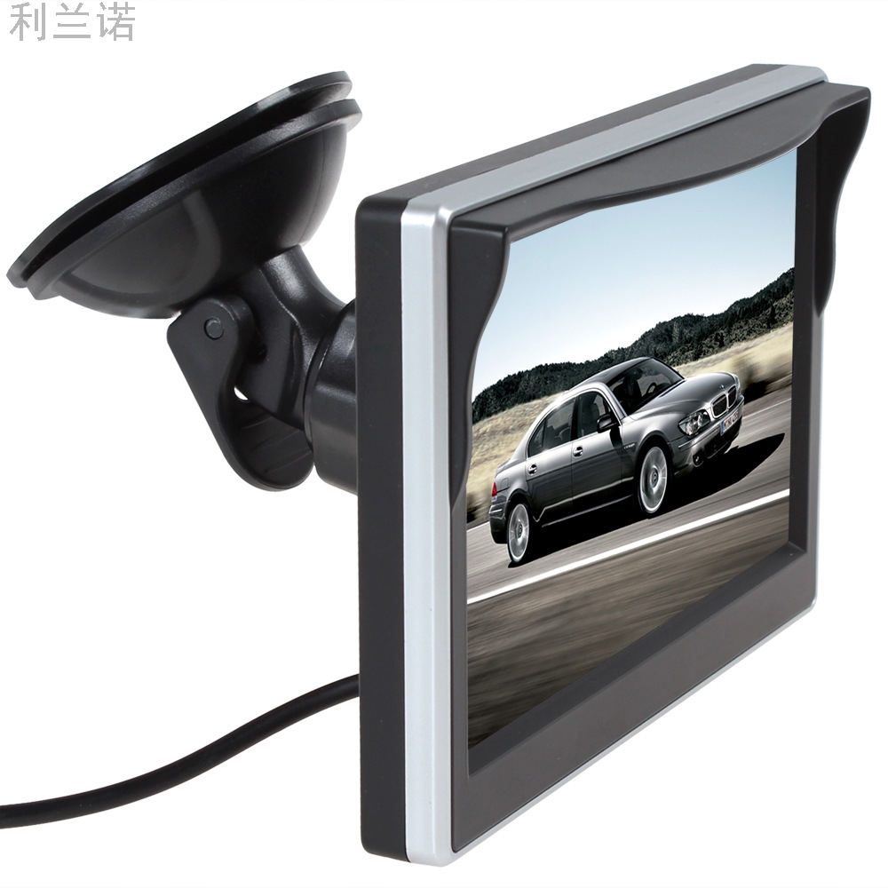极速新款5寸AV显示屏 高清数z字A宽电压12-24V通用车载显示器