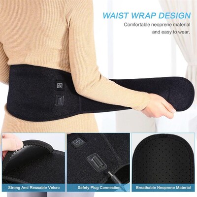 极速YOSOO B teltwHeat-Wrap Waist-HeatiIng-Pad Lower-FIABack