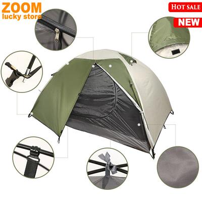 新品Outdoor Campinng tent high-density waterproof double-lay