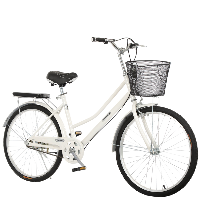 极速自行车女式成人单o车24寸26寸学生D休闲城市代步男女免充气通