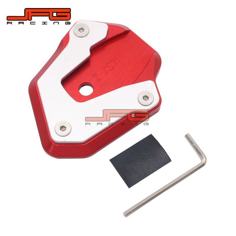 极速适用GSXS750/100017-19摩托车改装配件CNC铝V合金边撑加大码