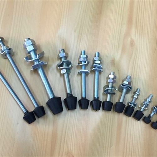 极速橡胶压头 胶头螺丝 夹具配件 橡胶压块 聚氨胶压Y块 外螺纹型